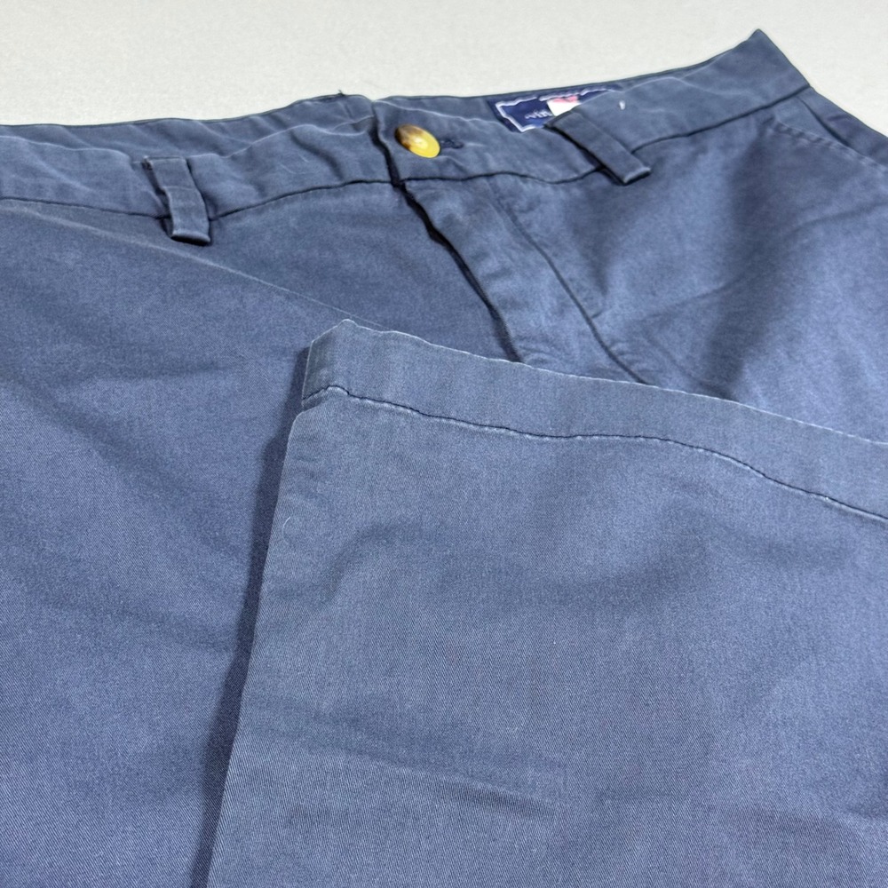 Vineyard Vines Breaker Pants Mens 35x30 Navy Blue Cotton Stretch Chino Straight